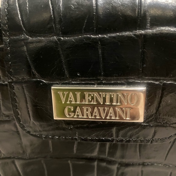 Rare VALENTINO GARAVANI Black Handbag - Picture 7 of 11